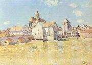 Alfred Sisley Brucke von Moret in der Morgensonne china oil painting artist